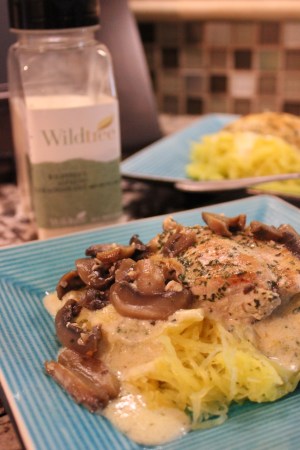 Spaghetti Squash Alfredo