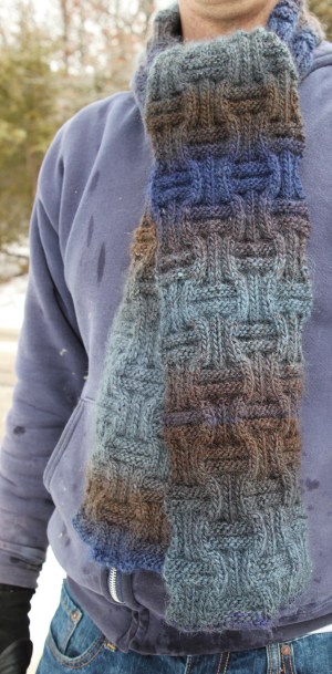 Ameeta, scarf, knit, knitting, pattern