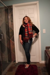 Octavia, Raymond Plaid & Polka Dot Scarf, Stitch Fix