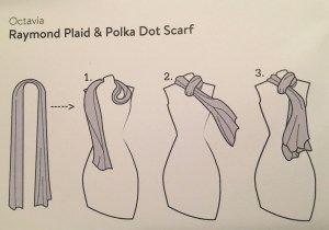 Octavia, Raymond Plaid & Polka Dot Scarf, Stitch Fix