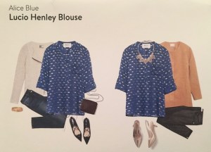 Alice Blue, Lucio Henley Blouse, Stitch Fix